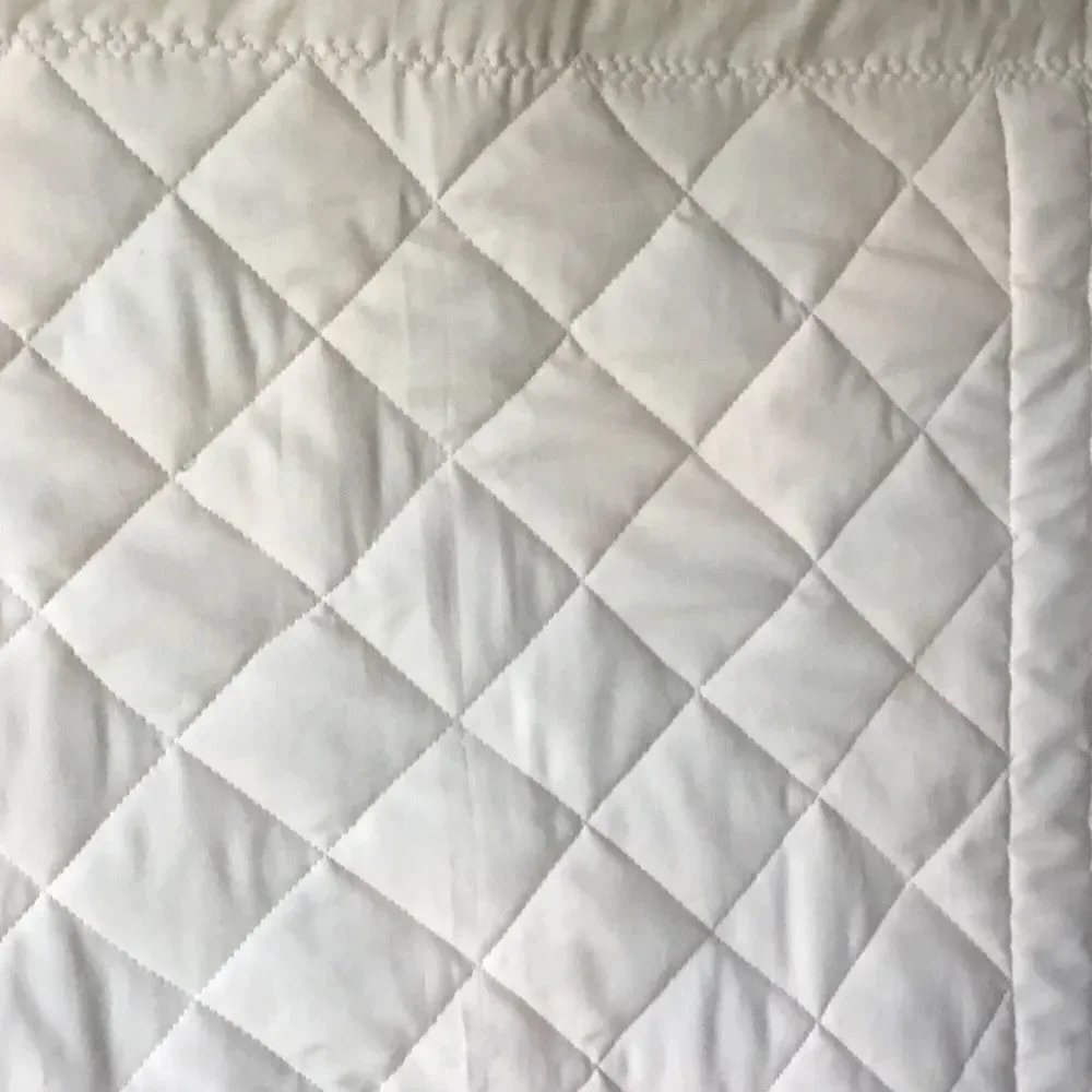 NWT Hand Crafted Quilt in Teals and Tans